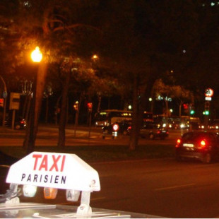Un taxi parisino en Barcelona