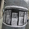 Graffitis en Dublin de códigos con los que descargar libros