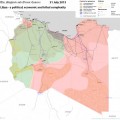 Mapa actual de la situación política en Libia (ENG)