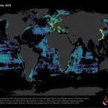 Rastrear la pesca desde el espacio: La huella mundial de la pesca industrial al descubierto Rastrear la pesca desde el espacio: La huella mundial de la pesca industrial al descubierto