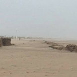 La calzada que Emma ha dejado visible en Cádiz La calzada que Emma ha dejado visible en Cádiz
