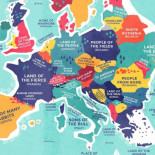 El significado del nombre de cada país del planeta, explicado en este mapa