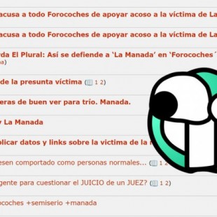 La víctima de "La Manada" solicita el cierre de Forocoches y Burbuja.info por publicar sus datos personales