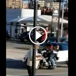 Un conductor atropella a un motorista tras una discusión de tráfico en Oviedo