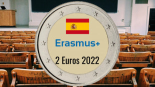 Esta es la moneda de 2€ dedicada al Programa Erasmus que España emitirá en 2022