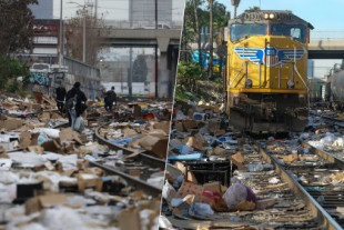 Al asalto del tren de Amazon: miles de paquetes están siendo robados a diario en las vías de Los Ángeles