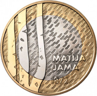 Moneda de 3 euros para el pintor Matija Jama