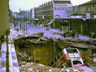 Fotografías a color de los bombardeos de Londres (1940-1941)