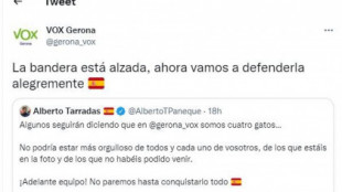 El colmo de los colmos es la respuesta que la Falange Española de las JONS ha dado a este tuit de Vox