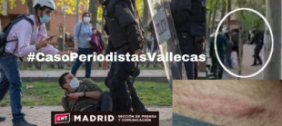 Se abre una caja de resistencia en solidaridad con tres periodistas acusados de falso testimonio tras una agresión policial #CasoPeriodistasVallecas
