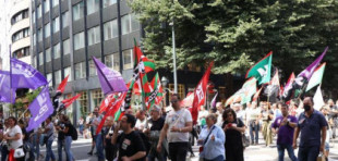 Los sindicatos cifran en un 85% el seguimiento de la huelga del Metal de Bizkaia y la patronal lo rebaja al 28%
