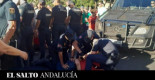 Detienen a un vecino de Sevilla en una manifestación contra los cortes de luz