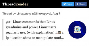 Más de 90 comandos de Linux que los administradores de sistemas de Linux y los usuarios avanzados de Linux usan regularmente. (con explicación) ↓ (inglés)