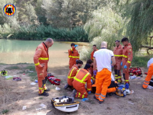 Muere ahogado un hombre en el río Turia al intentar salvar a su hija en una zona prohibida de baño