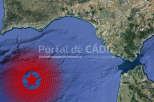 Fuerte terremoto de magnitud 5,4 en el Golfo de Cádiz sentido en Andalucía de 5,4