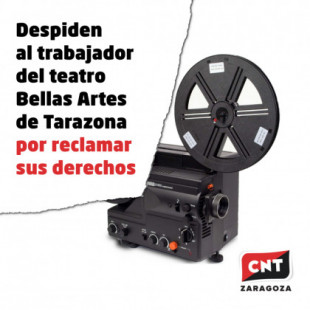 Despiden al trabajador del Teatro Bellas Artes de Tarazona por reclamar sus derechos