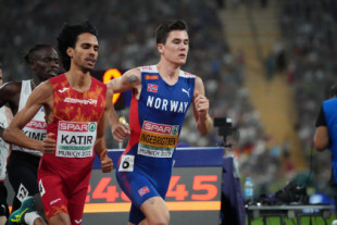 El español Mohamed Katir, plata en los 5.000m de los Europeos de atletismo
