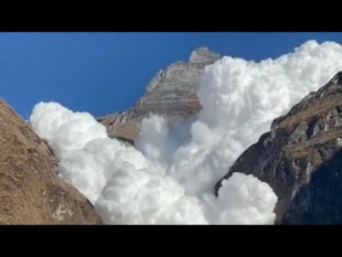 Avalancha masiva en Annapurna, cerca del Everest en 2021