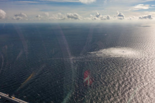 Desastre medioambiental en el mar Báltico por la fuga de gas en el Nord Stream