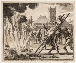La brutal ejecución de Anneke Hendriks con pólvora en la boca (1571)