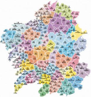 El mapa que muestra cuántos castros tiene cada ayuntamiento de Galicia [Galego]
