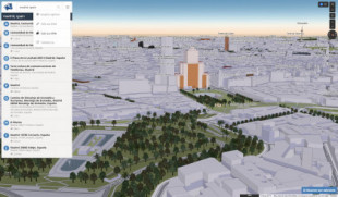 Un Mapa 3D de ciudades con edificios y monumentos de todo el mundo sobre los datos abiertos de OpenStreetMap