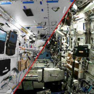 La estación espacial de China, Tiangong, es un prodigio del orden. Sobre todo si la comparamos con la ISS