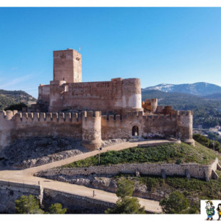 El castillo almohade de Biar (Alicante)
